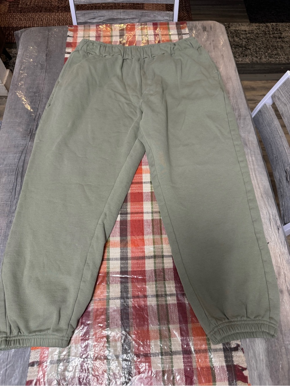 Pact woman Olive Green Elastic-Waist Joggers